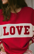 Oversized Love Crew Sweatshirt