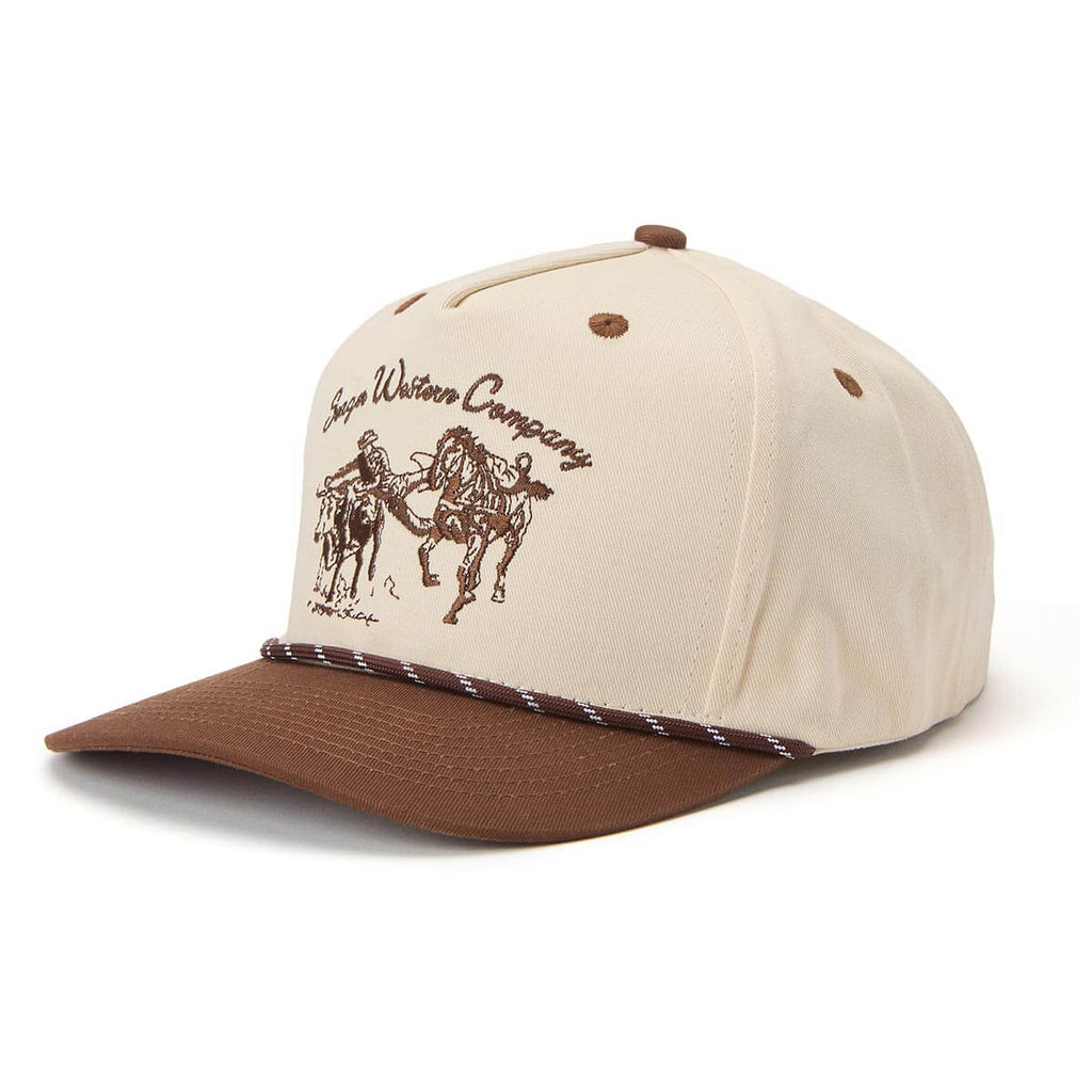 Los Rios Cream/Brown Snapback