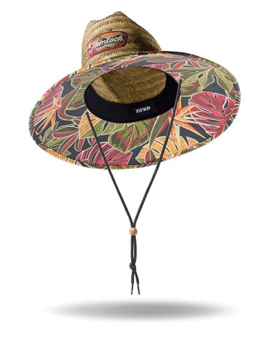 Tropical Foliage Lifeguard Hat