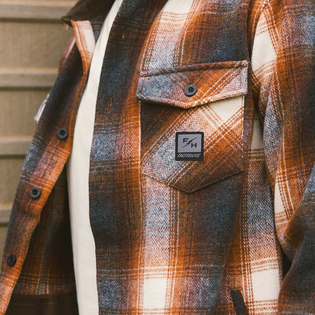 Rust Color Flannel Folsom Heavyweight Rust Flannel – 3 Seas