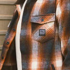 Folsom Heavyweight Rust Flannel