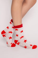 Red Stars Fun Socks