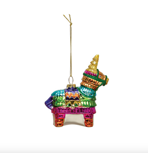 Glass Piñata Ornament