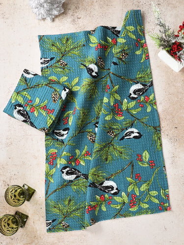 Chickadee Tea Towel