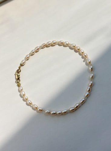 Champagne Pearl Bracelet
