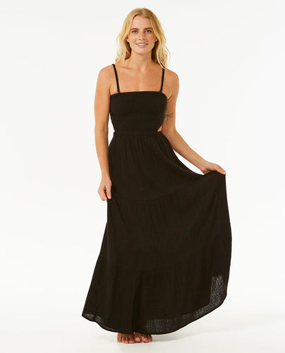 Premium Surf Black Maxi Dress