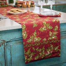 Winterberry Red Table Runner