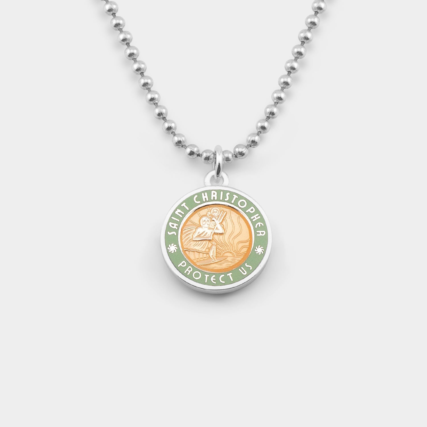 St. Christopher MEDIUM Surf Necklace