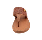 Grace Tobacco Artisan Tulled Sandal