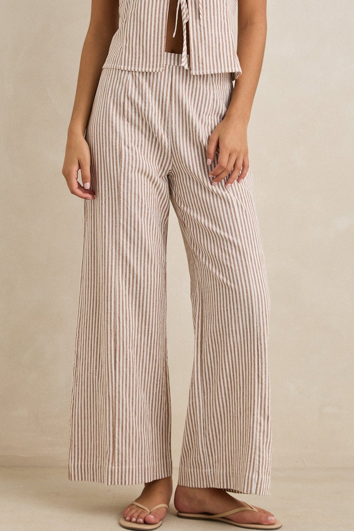 Louise Stripe Wide Leg Pant
