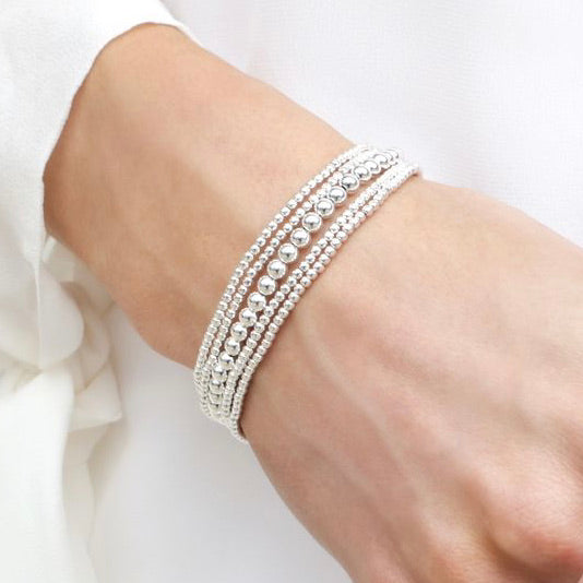 Classic Sterling Bead Bracelet
