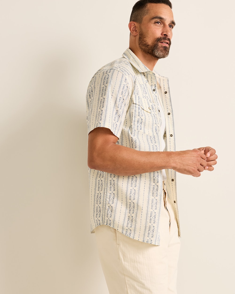 Laramie Laurel Grove Stripe Snap Shirt