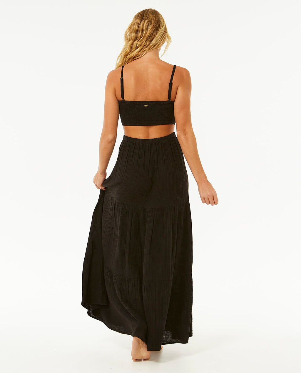 Premium Surf Black Maxi Dress