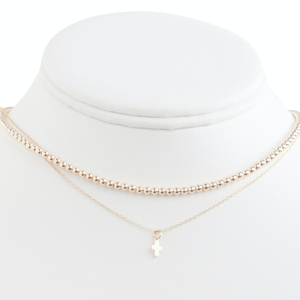 Classic Gold 3mm Bead Choker