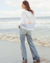 Sunrise Stripe Zip Hoodie Sweater