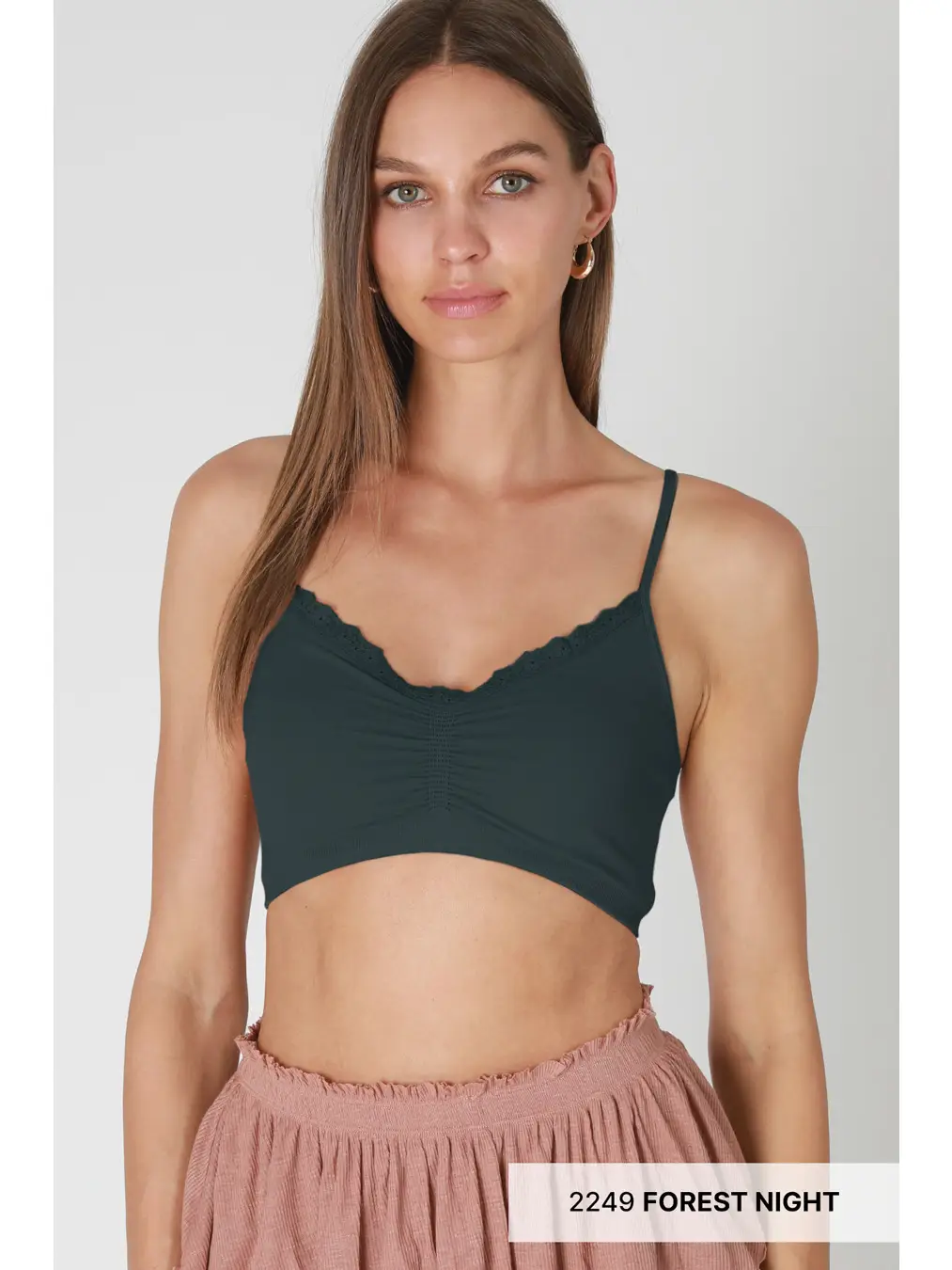 Lace Trim V Bralette