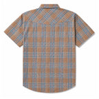 Sawtooth Faded Navy Plaid Snap Shirt