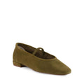 Sweetheart Olive Suede Ballet Flat
