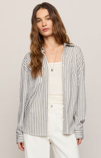 Reese Eclipse Stripe Button-Up
