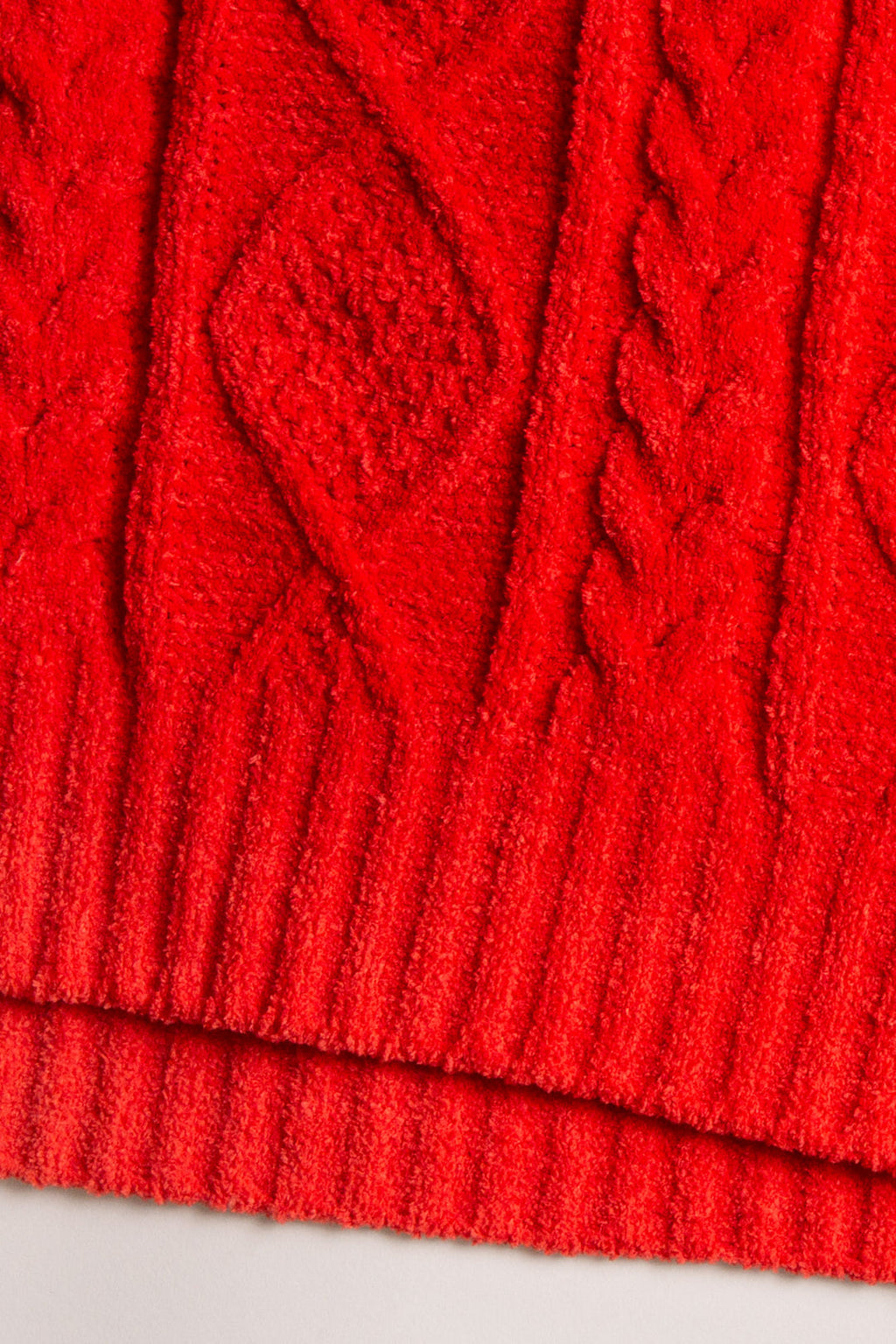 Forever Festive Cable Zip Sweater