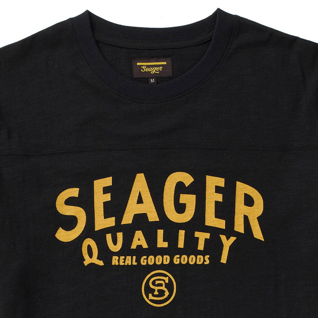 Riggins Washed Black Crew Tee