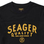 Riggins Washed Black Crew Tee