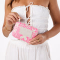 Oceania Neon Pink / Sandstone MINI Pouch