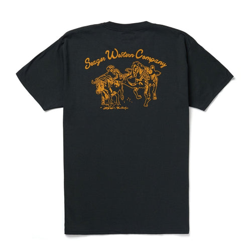 Los Rios Vintage Black Tee