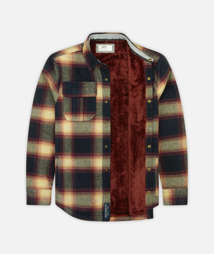 Plaid Sherpa Jacket