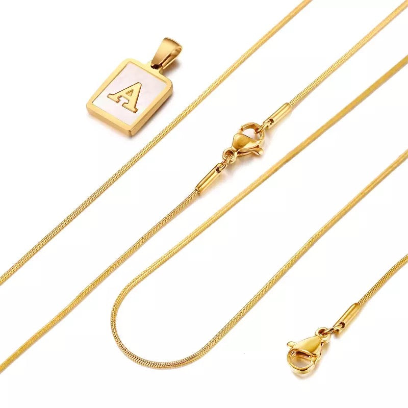 Pearla Initial Necklace