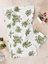 Holly Song Ecru Tea Towel