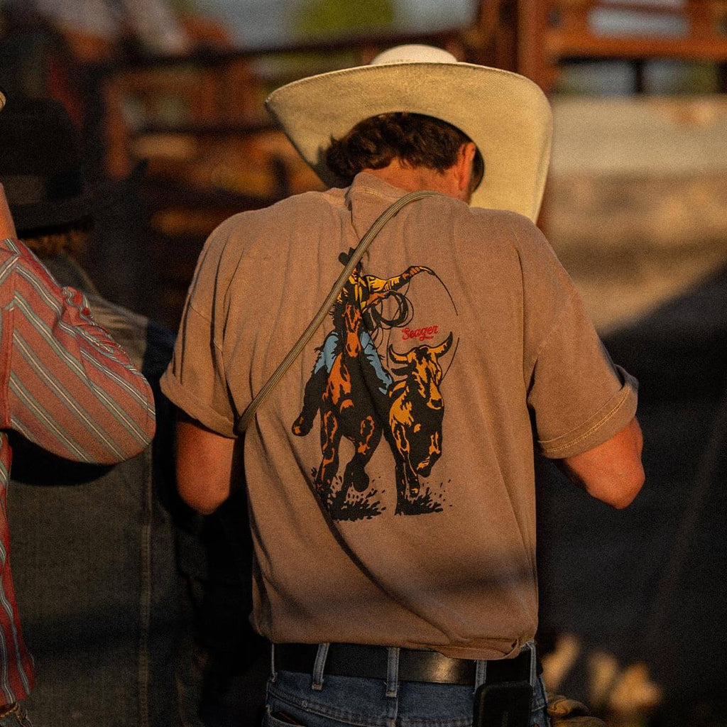 Premium Pigment Brown Rodeo Series Tee