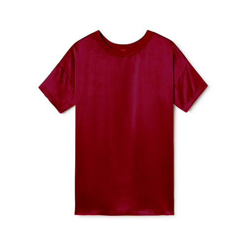 Stoney Red V Satin Night Shirt