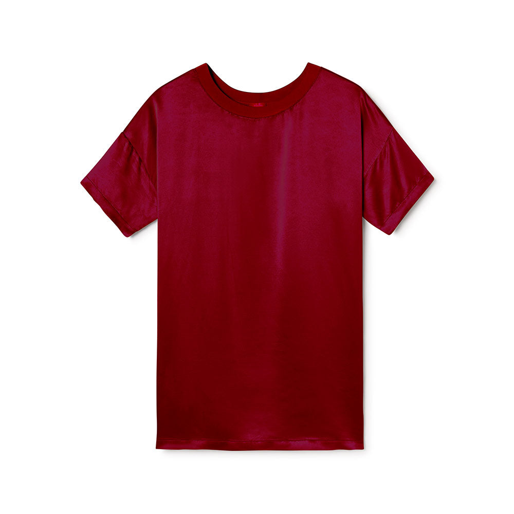 Stoney Red V Satin Night Shirt