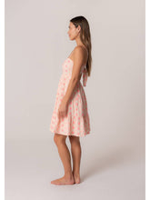 Pink Embroidered Tie-Back Sundress