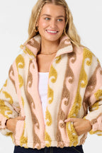 Cordin Peach High Pile Jacket
