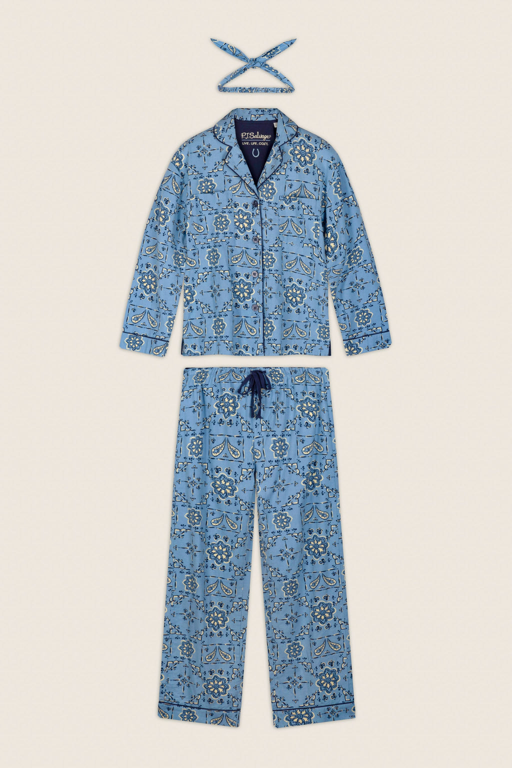 Bandana Flannel Classic PJ Set