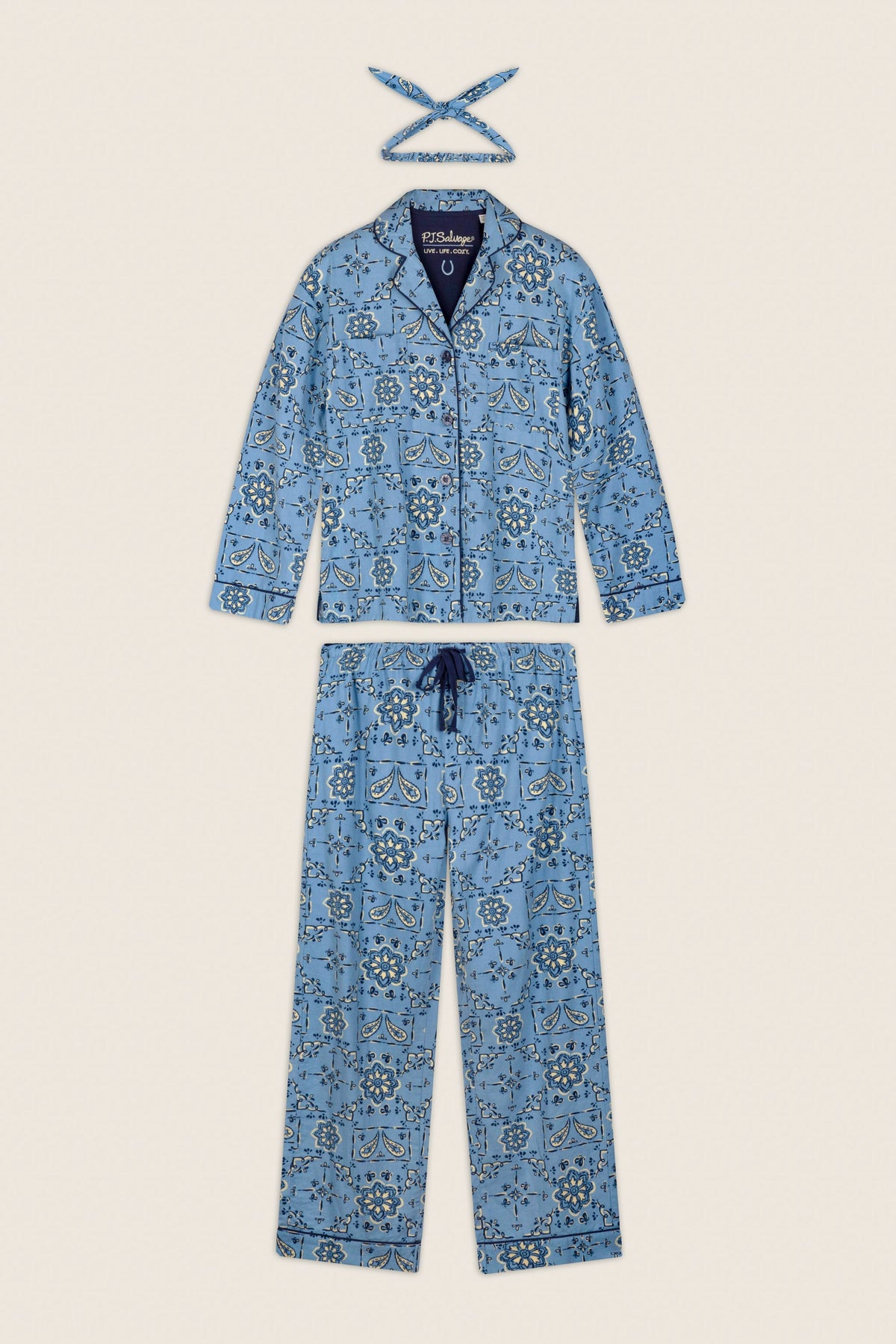 Bandana Flannel Classic PJ Set