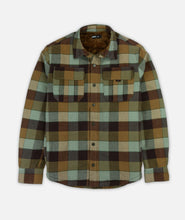 Rust Flannel Sherpa Jacket