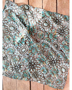 Turquoise Concho Bandana