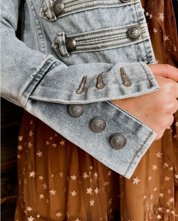 JG Denim Military Jacket