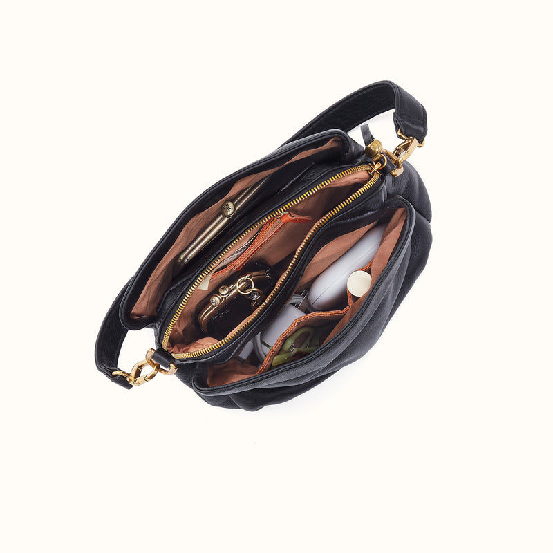 Starr Black Convertible Shoulder Bag