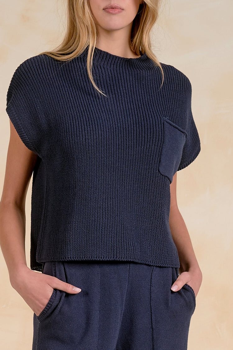 Willow Navy Sweater
