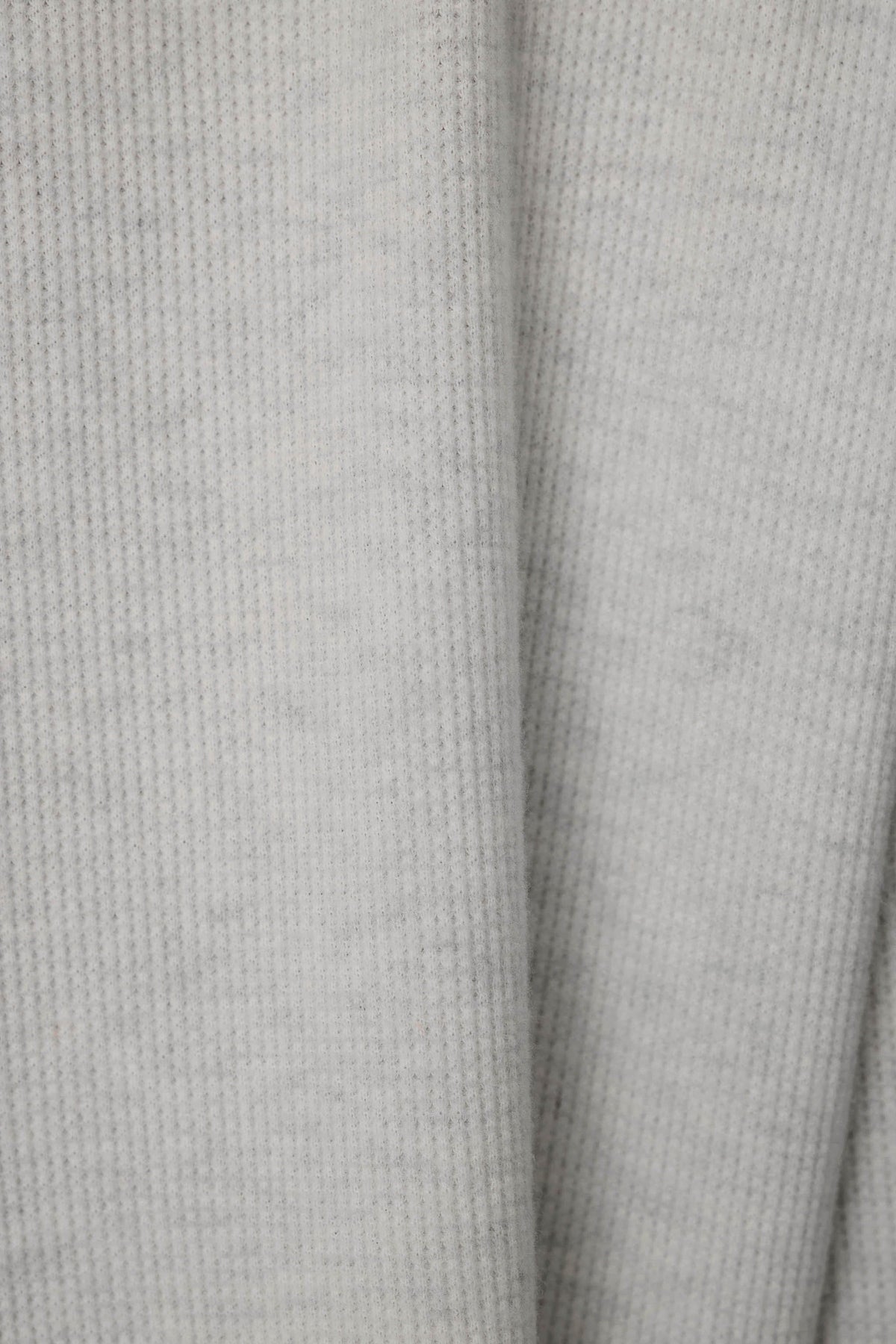 Heather Cloud Waffle Knit L/S Top