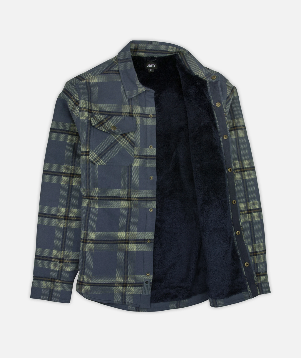 Indigo Sherpa Jacket