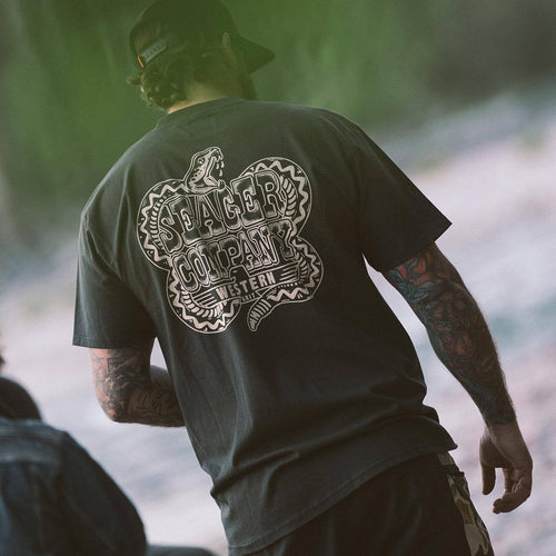 Rattler Vintage Black Tee
