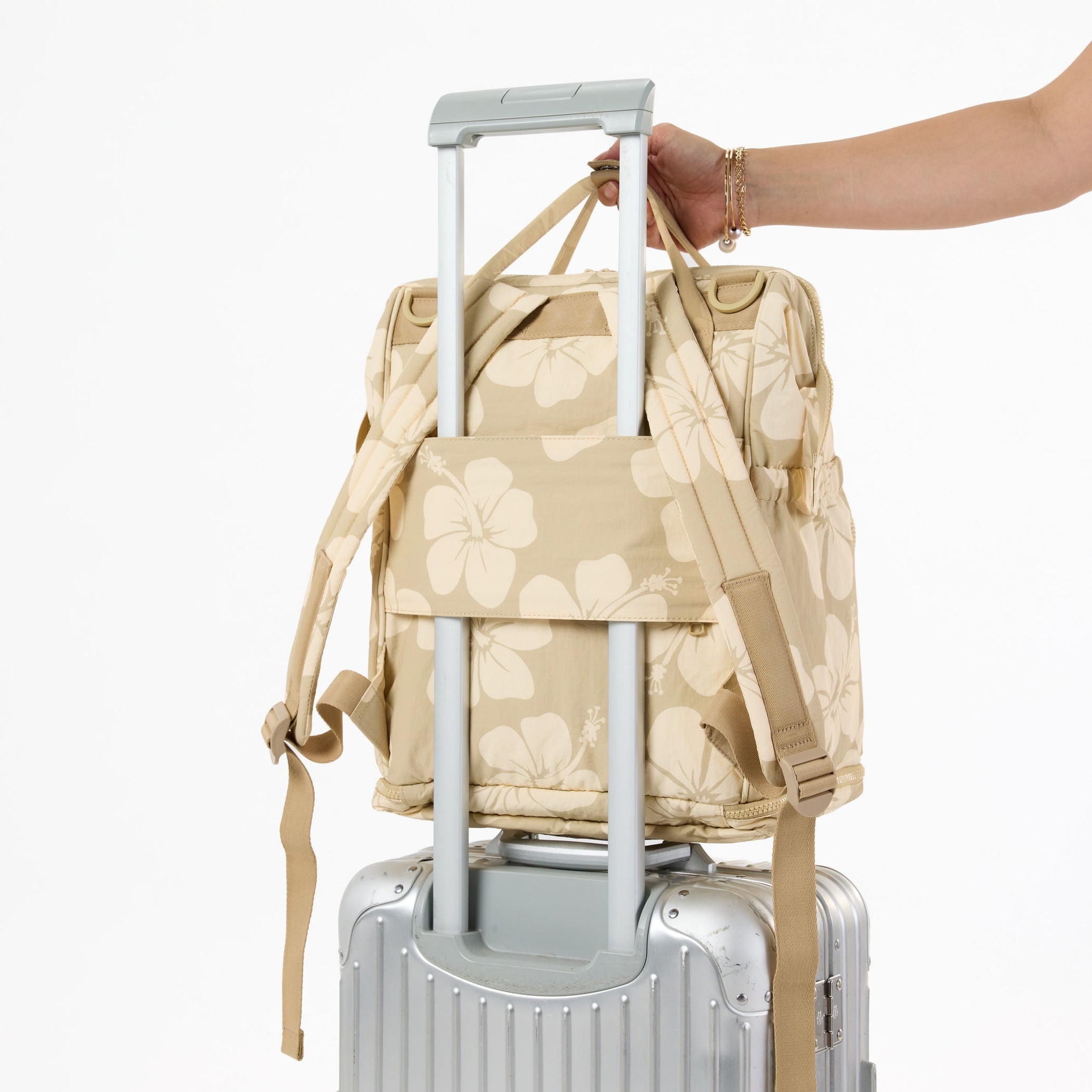 Hana Hou Crème / Dune Le Bébé Backpack