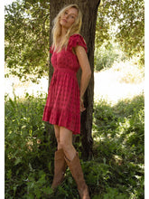Scarlet Eyelet Ruffle Sundress