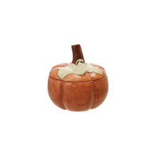 Pumpkin Stoneware Canister