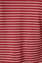 Pretty Stripes Pointelle Wine Cardigan